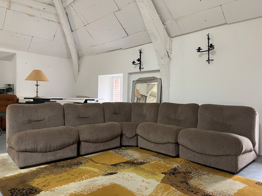 Modular corner sofa, 1970s Italy