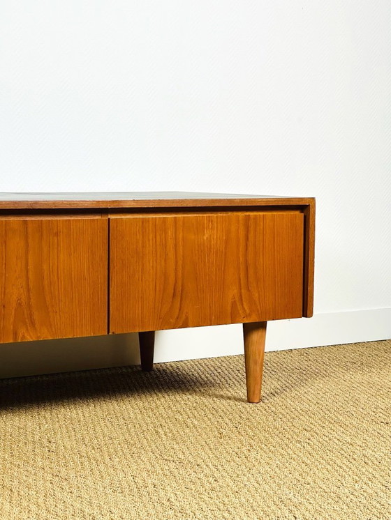 Image 1 of Scandinavian and Teak Low Sideboard, 1960