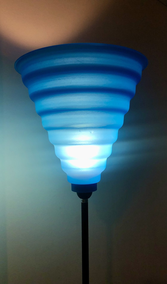 Image 1 of Vintage Jaren 80 IKEA Memphis Style Staande Lamp