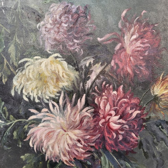 Image 1 of “Herfstbloemen” Marthe Danard Puig, 20e eeuw – Frankrijk
