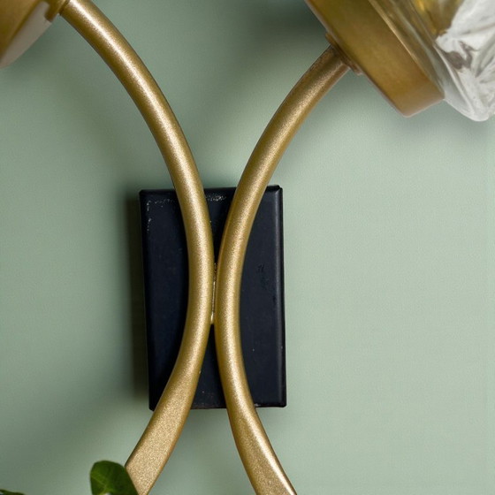 Image 1 of Aplique de pared doble de estilo moderno de mediados de siglo