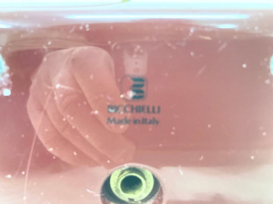 Image 1 of Two table lamps from the 1970s by Bicchielli, made of plastic and brass