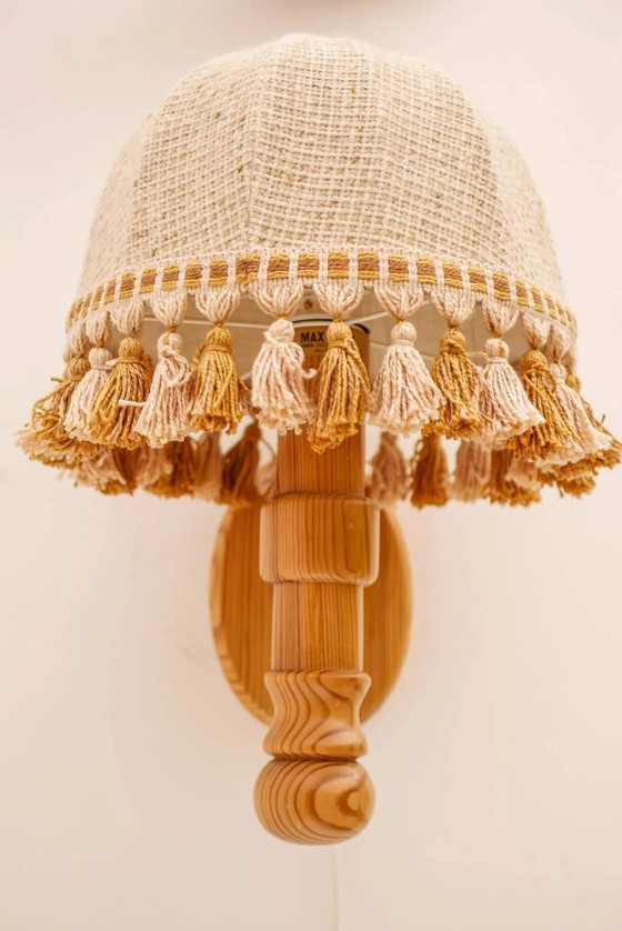 Applique scandinava anni '70 di Solbackens Svarveri in pino – Lana, Legno, Scandinavian (photo 8 of 17)
