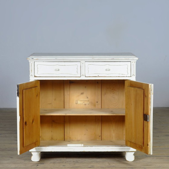 Image 1 of Antikes Kiefernholz-Sideboard, um 1910