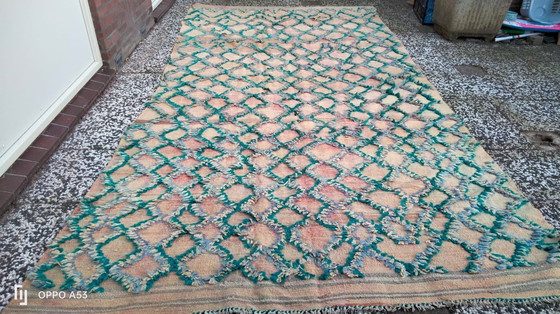 Image 1 of Handgeknoopt Berber kleed wol 385x185cm
