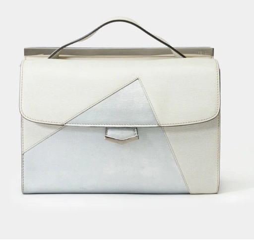 Borsa FENDI in cuoio grigio - 101301