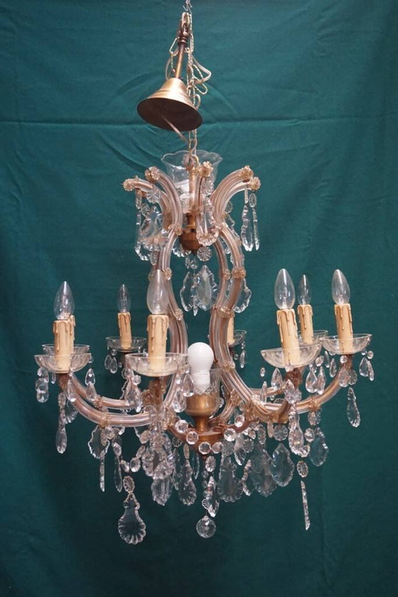 Lustre Marie-Thérèse - cristal, bronze. – Crystal (photo 7 of 7)