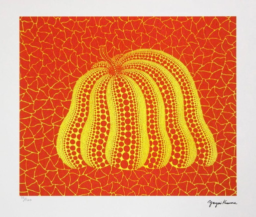 Nach Yayoi Kusama, Kürbis, Lithografie, 1990er Jahre