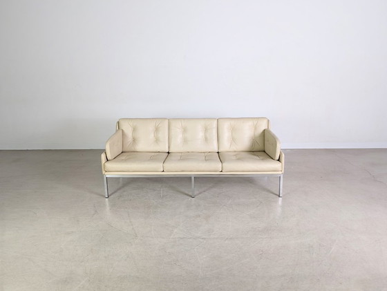 Image 1 of Original Roland Rainer Leder Sofa Couch WK Wohnen Wien 1980