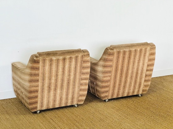 Image 1 of Coppia di poltrone vintage in velluto, 1970