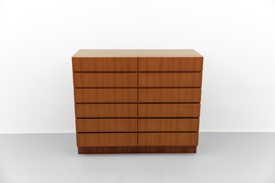Image 1 of Mid-Century Walnut Chest of Drawers, 1960s