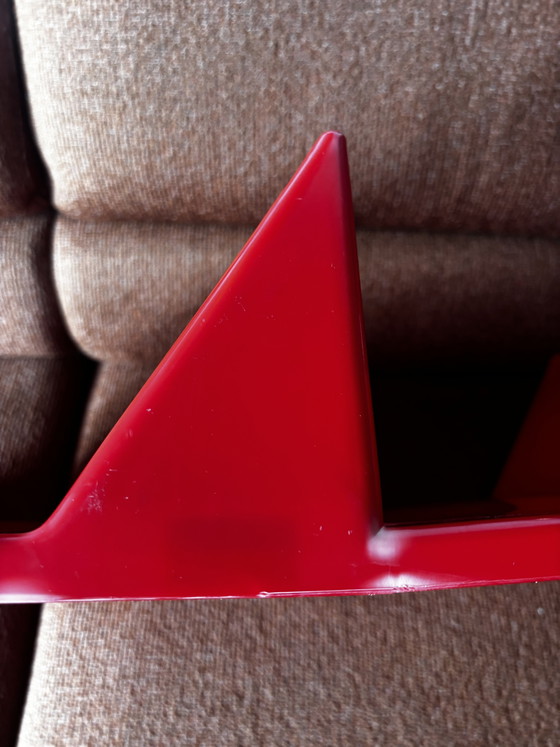 Image 1 of Niels Gammelgaard per IKEA Mensola da parete Kämpe, rossa, 1997, rarità
