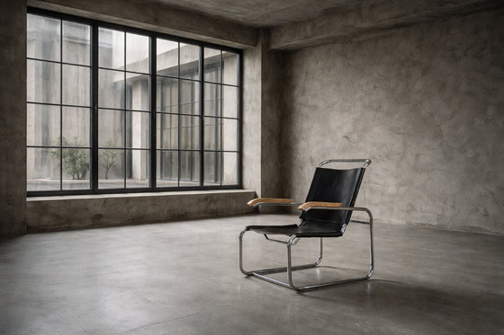 Image 1 of Vintage Bauhaus B35 armchair by Marcel Breuer for Thonet, 1930s