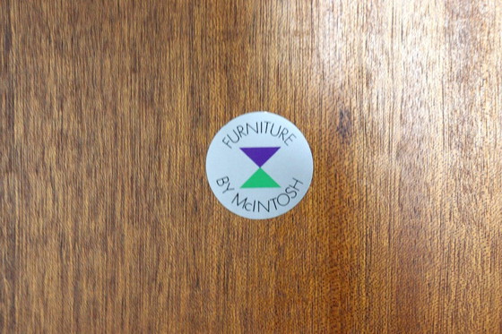 Image 1 of Tavolo da pranzo rotondo estensibile McIntosh 2x in teak vintage