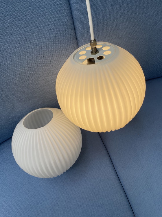 Image 1 of 2 Louis Kalff hanglampen, jaren 50