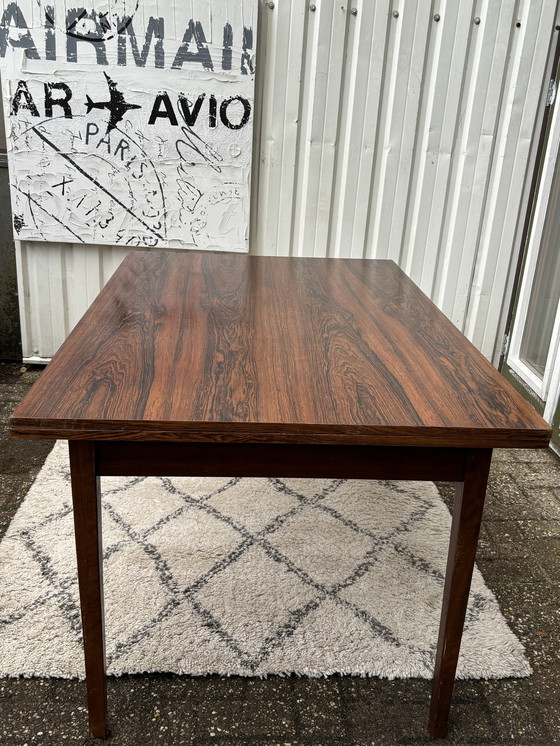 Image 1 of Vintage Deens design palisander houten eettafel