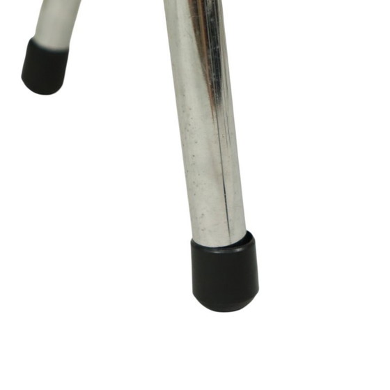 Image 1 of Set Of 6 Gray Formica Chairs Sixties