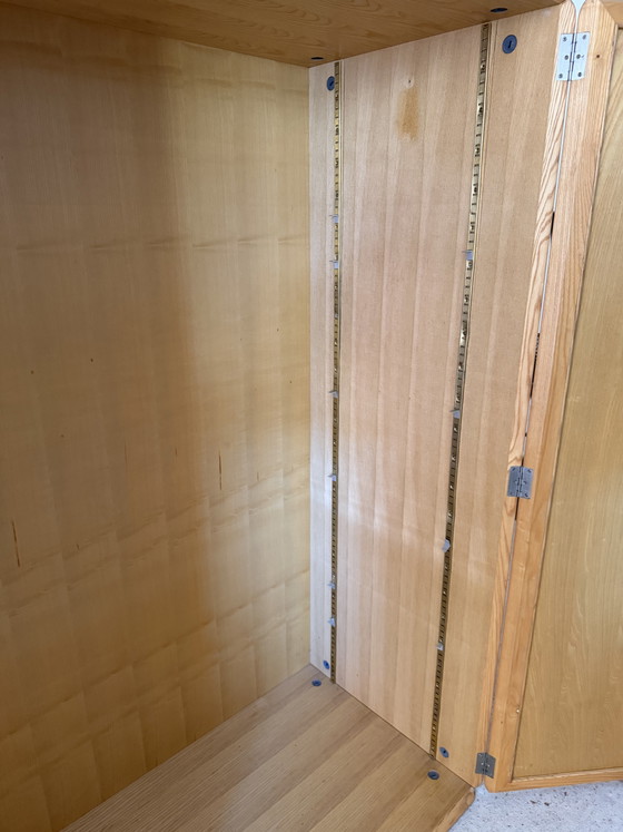 Armoire Vintage Derk Jan De Vries – Années 1960/70 – Bois Et Cannage – Wood (photo 5 of 14)