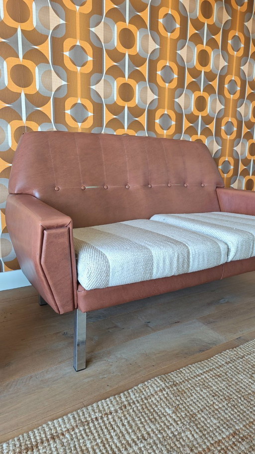 Banco de diseño vintage original de la década de 1960 - Estilo moderno de mediados de siglo