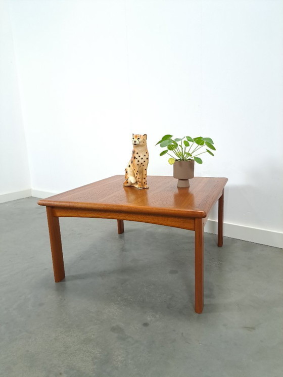 Image 1 of Mesa de centro danesa cuadrada de teca Glostrup, n.º 4