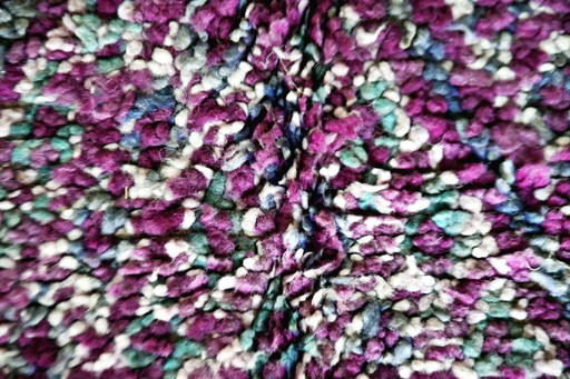 Alfombra marroquí vintage morada Beni M'Guild – 280 x 200 cm