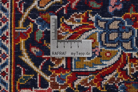 Image 1 of Persian carpet Kashan Signiert 3.86 x 2.83 Oriental carpet fine No. 1163
