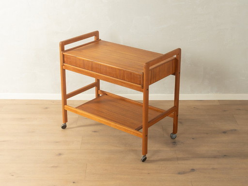 Serveerwagen uit de jaren 60, Arrebo Møbler, Vintage