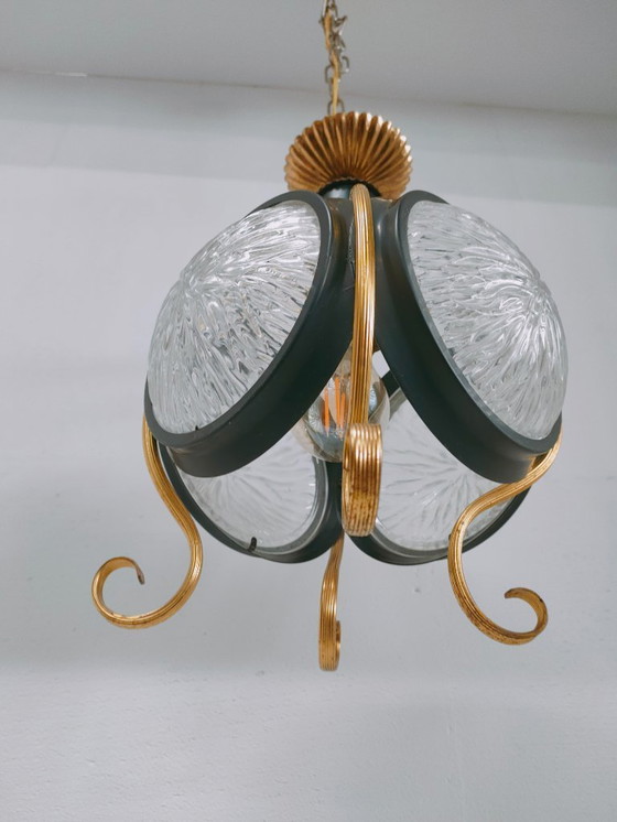 Image 1 of Hermosa lámpara de techo de araña de los años 60