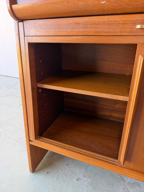 Drop-front secretary Desk, design attributed to René Jean Caillette – Wood (photo 3 of 14)