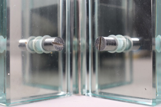 Image 1 of Set of 2 table lamps/glass objects by Giorgio Reggiori for Gallotti & Radice, 1960s, Italy