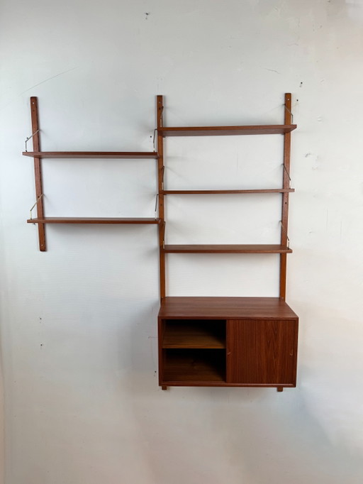 Royal System wandmeubel, Poul Cadovius, Denemarken, jaren 1960 – wandkast, Wood (photo 2 of 14)