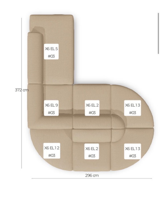 Image 1 of Modular sofa from 4x6 SOFA Amsterdam as good as new