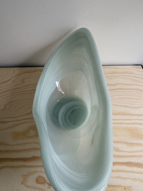 Image 1 of Schaal in vetro di Murano verde menta 