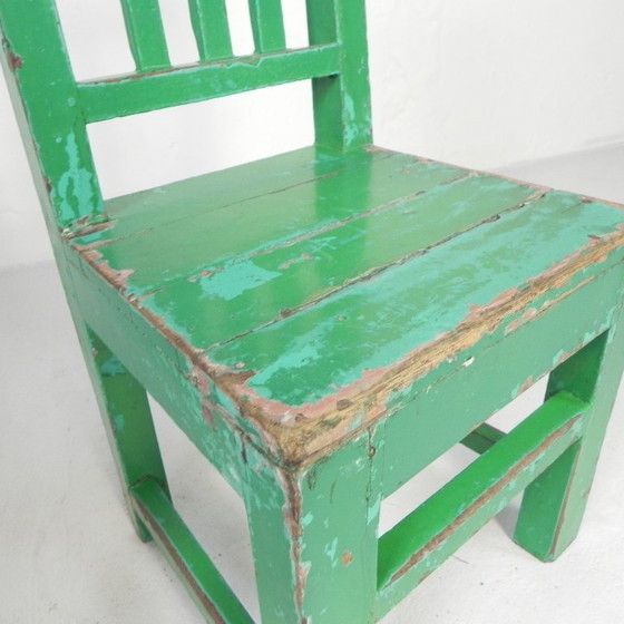 Image 1 of Set van 2 vintage kinderstoelen, jaren '50