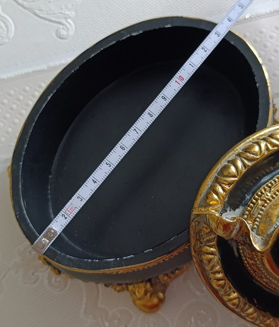 Portagioie vintage decorato in stile Luigi XVI – Oggetti decorativi (photo 4 of 10)