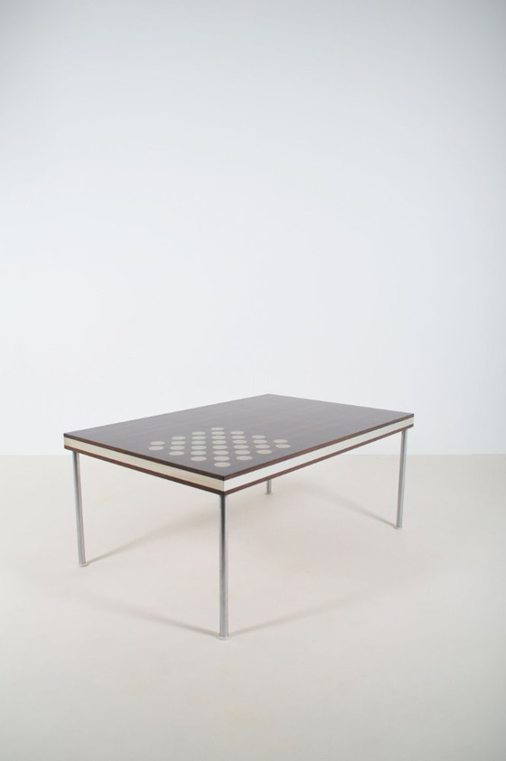 Image 1 of Table basse d'échecs conçue par Poul Cadovius pour France & Son, 1965
