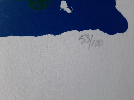 Image 1 of Ad van Hassel - Serigrafía, Tulipanes rojos - 100 ejemplares