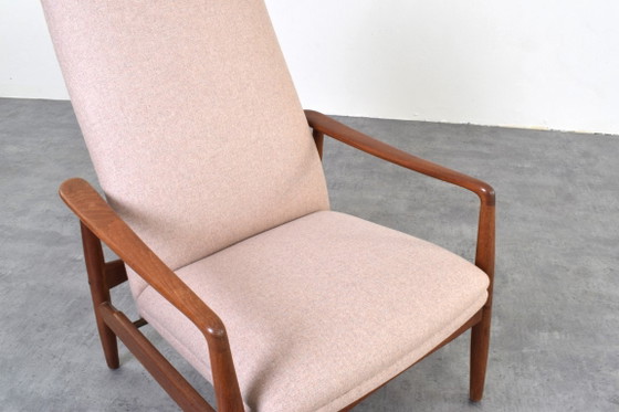 Image 1 of Fauteuil lounge danois du milieu du siècle en teck par Søren Ladefoged pour SL Møbler, années 1960.