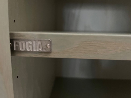 FOGIA Dressoir, licht hout en grijsgroen, Modern (foto 2 van 5)