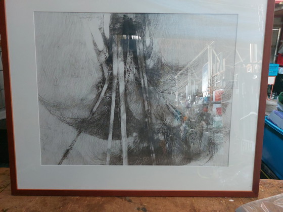 Lithographie d'Ab Jongmans – Lithographies et sérigraphies, Paper (photo 3 of 5)