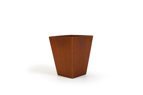 Image 1 of Papelera danesa de teca, años 50