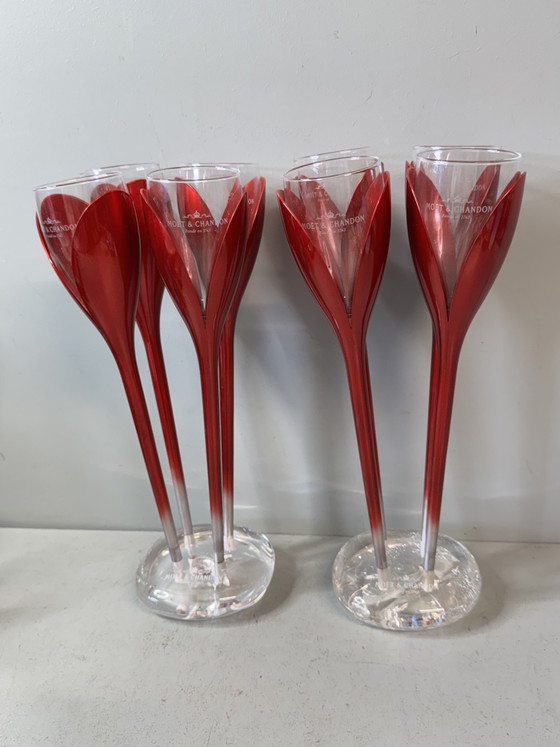 Moët & Chandon Champagneglazen - Set van 8 – Tafelaccessoires, Glass, Plastic (photo 4 of 15)
