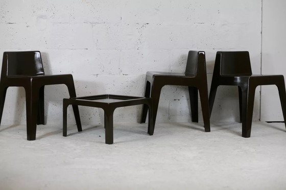 Image 1 of Ode Set 3x Chairs and 1x Coffee Table