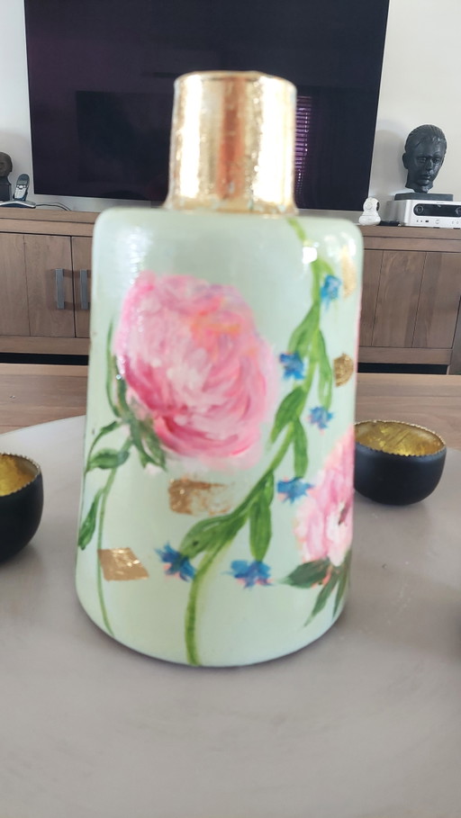 painted vase