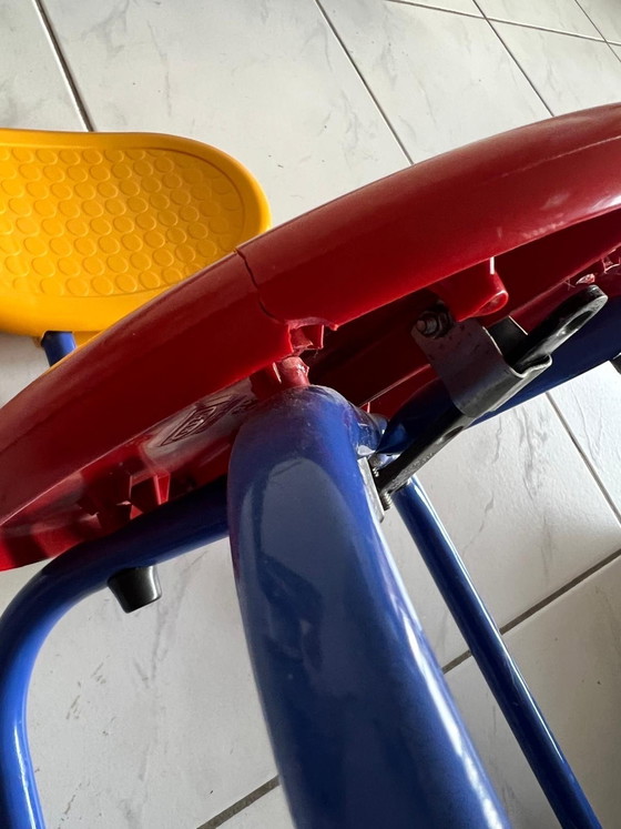 Image 1 of Puzzel kinderstoel IKEA Memphis stijl Knut Marianne Hagberg jaren 80