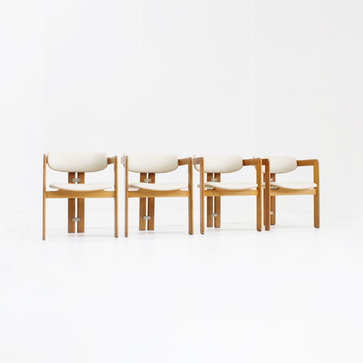 Pamplona Eetkamer Stoelen Van Augusto Savini Voor Pozzi Italië 1965, Set Van 4