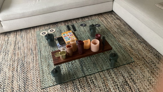 Image 1 of Fontana Arte Tavolo Con Ruote Coffee table on wheels