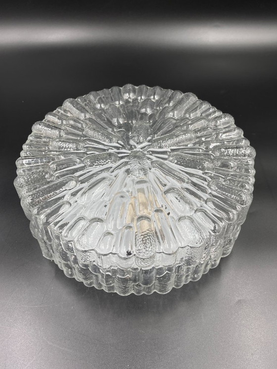 Image 1 of Massive molded glass ceiling light