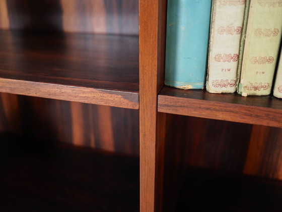 Image 1 of Boekenkast van palissanderhout, Deens ontwerp, jaren 70, gemaakt in Denemarken.