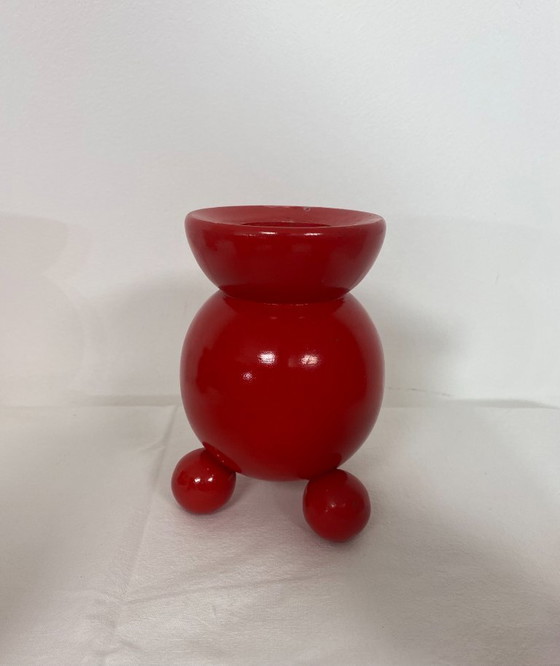 Image 1 of Set aus 4 schwedischen Holzkerzenständern – 1950er Jahre